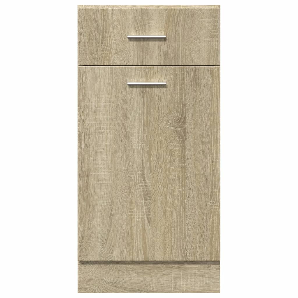 Drawer Bottom Cabinet Sonoma Oak 40x46x81.5 cm Engineered Wood