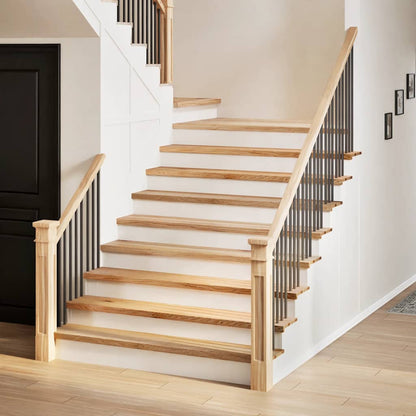 Stair Treads 8 pcs Untreated 110x25x2 cm Solid Wood Oak