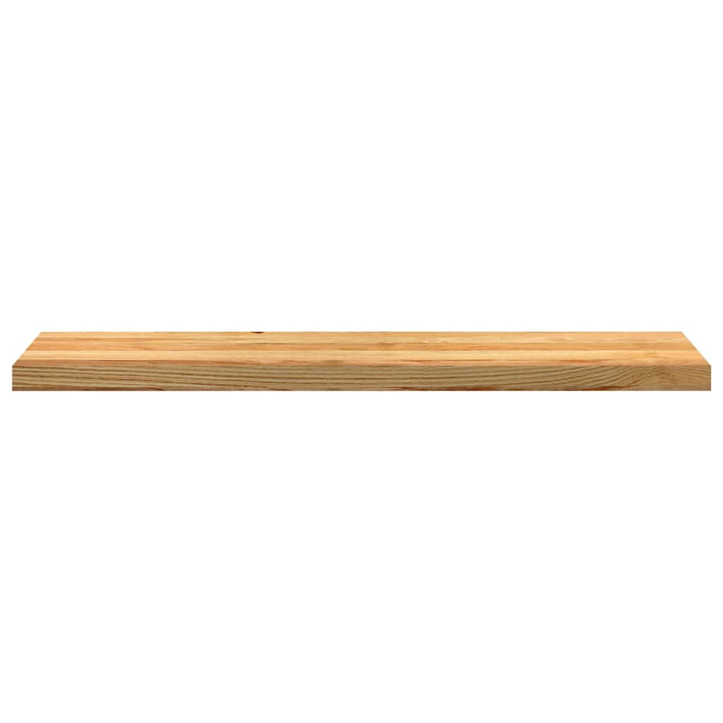 Stair Treads 4 pcs Light Brown 110x30x2 cm Solid Wood Oak