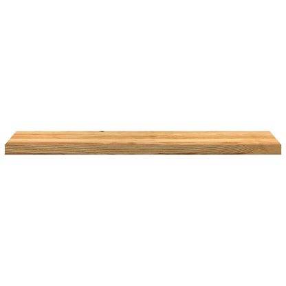 Stair Treads 4 pcs Light Brown 110x30x2 cm Solid Wood Oak