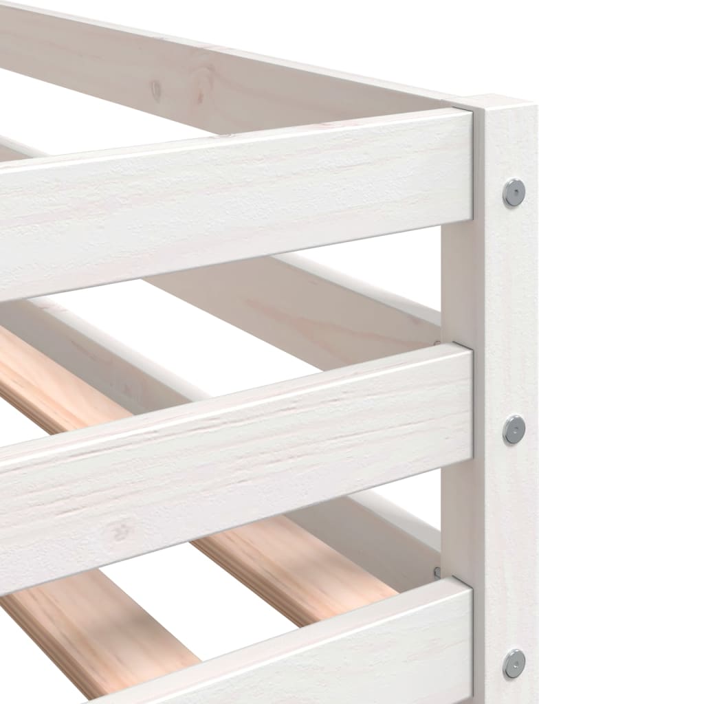 Bunk Bed without Mattress Blue 90x190 cm Single Solid Wood Pine