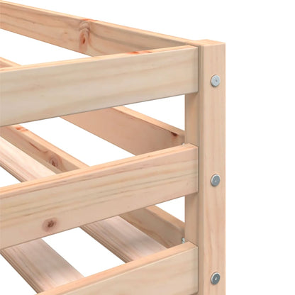 Bunk Bed without Mattress Pink 90x200 cm Solid Wood Pine