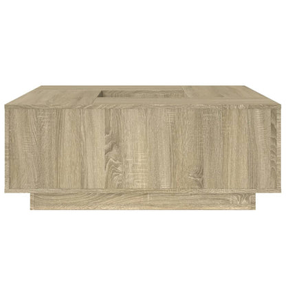 Coffee Table Sonoma Oak 100x100x40 cm Engineered Wood