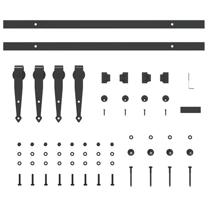 Sliding Cabinet Door Kit 122 cm Carbon Steel