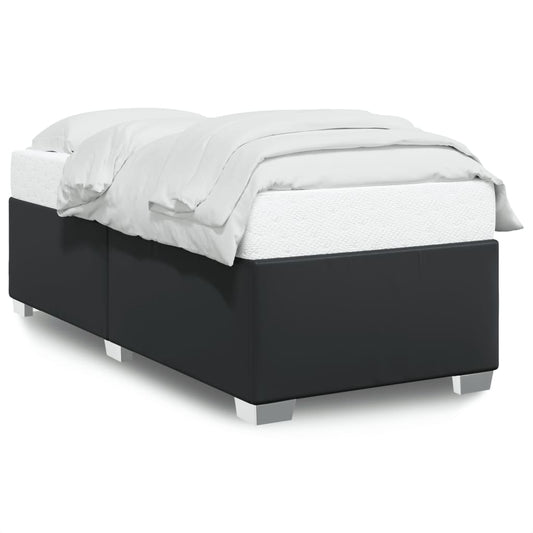 Bed Frame Black 90x190 cm Single Faux Leather