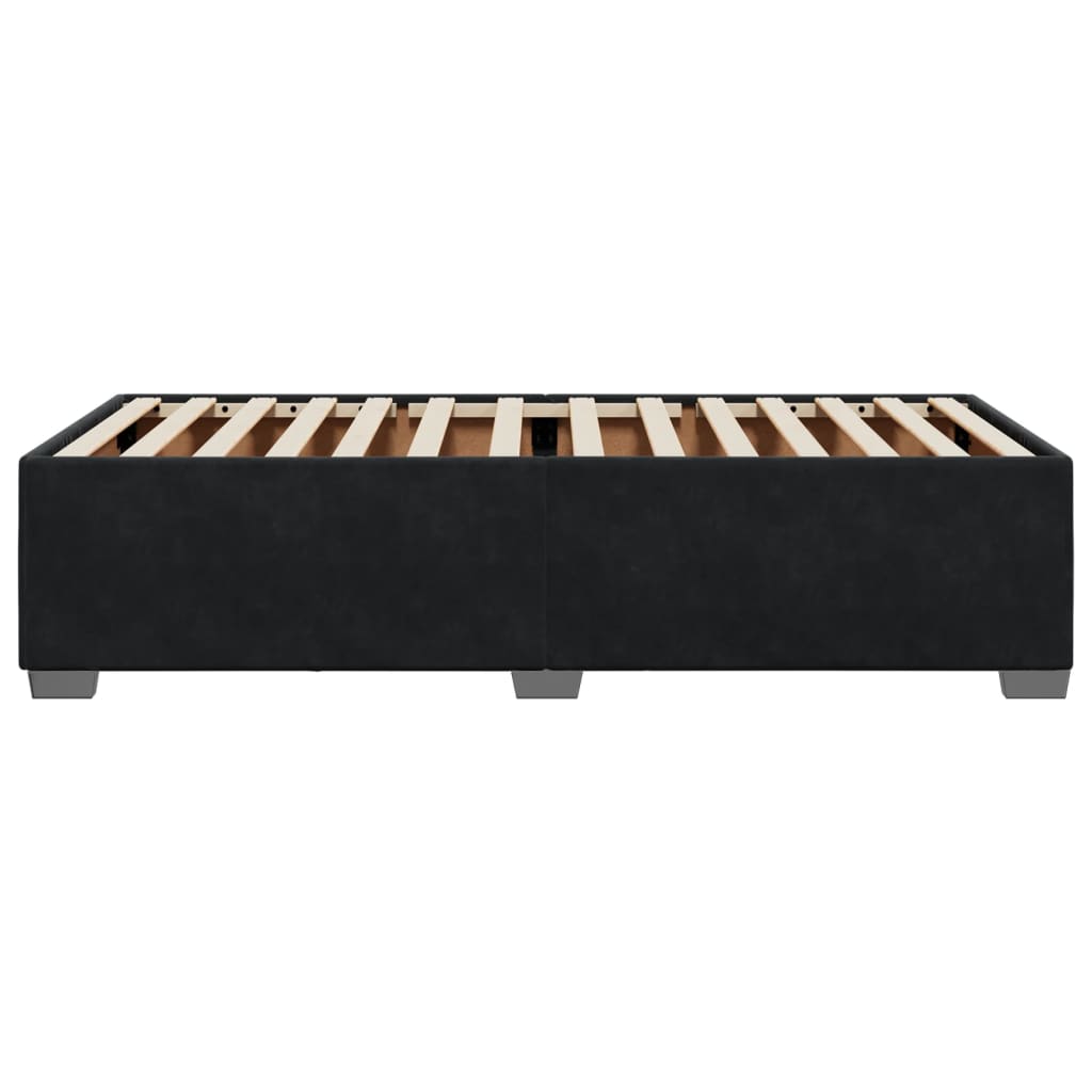 Bed Frame Black 90x190 cm Single Velvet