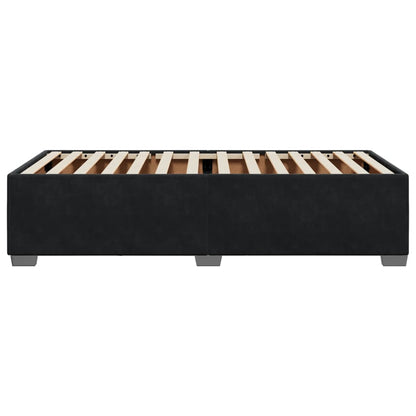 Bed Frame Black 90x190 cm Single Velvet