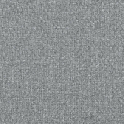 Bed Frame Light Grey 90x190 cm Single Fabric