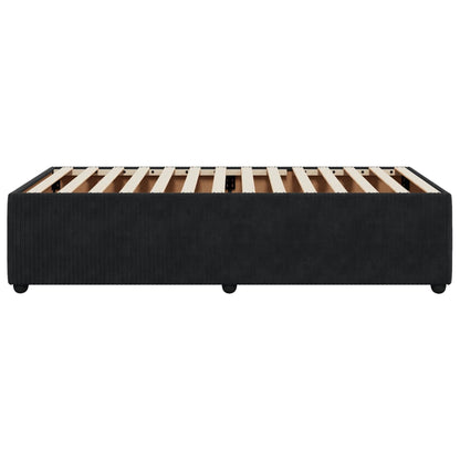 Bed Frame Black 80x200 cm Velvet