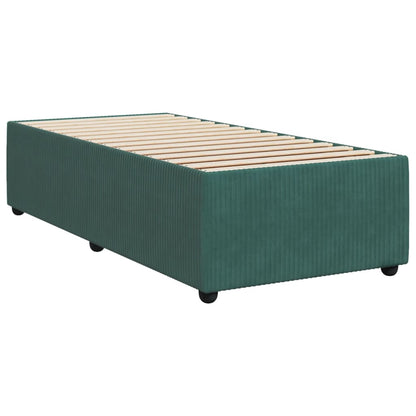 Bed Frame Dark Green 80x200 cm Velvet