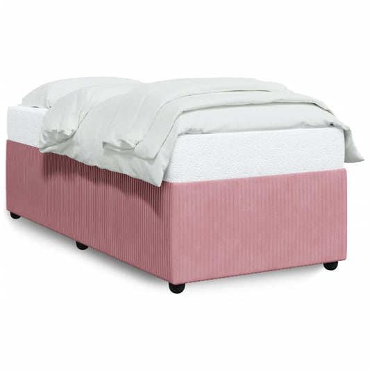 Bed Frame Pink 80x200 cm Velvet