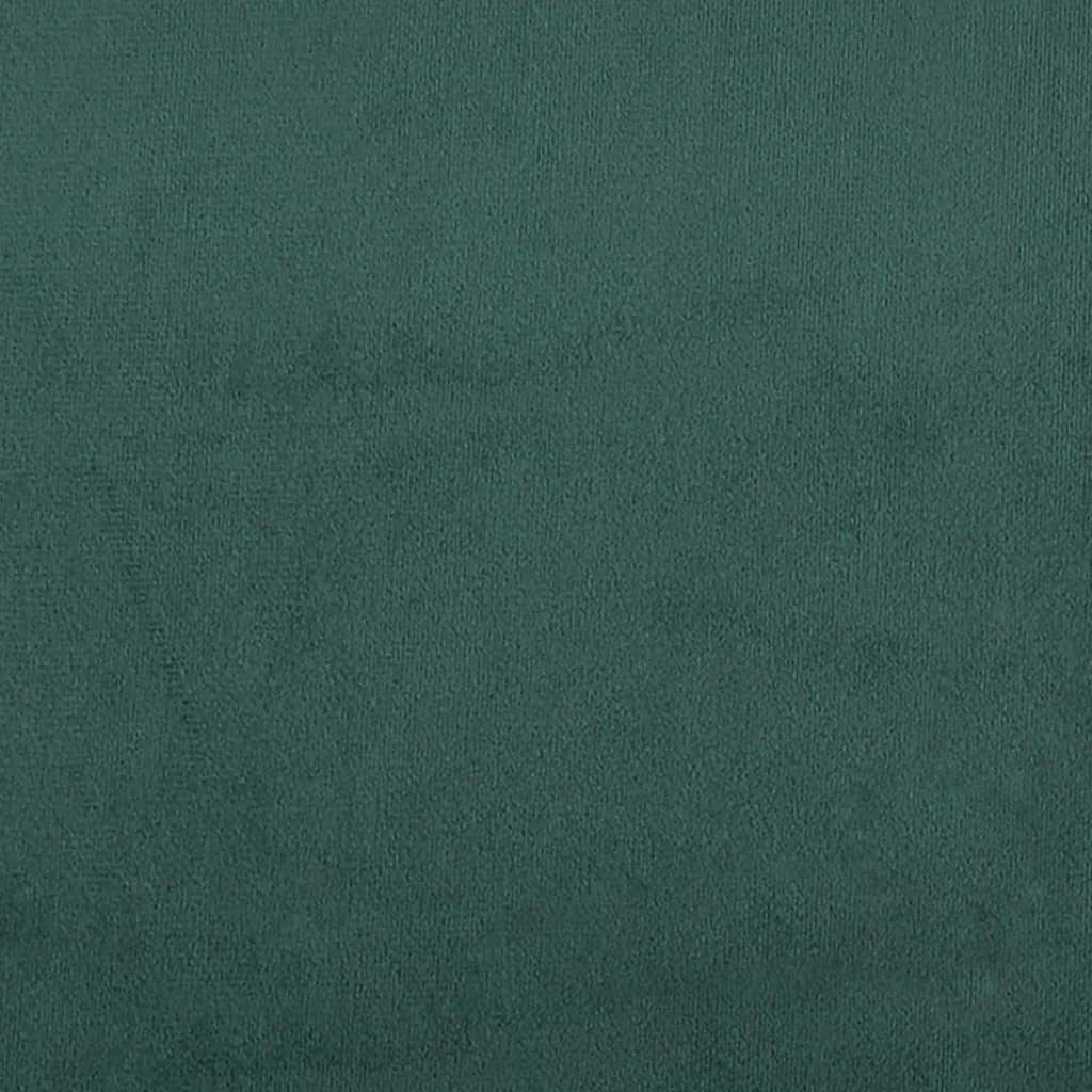 Bed Frame Dark Green 120x190 cm Small Double Velvet