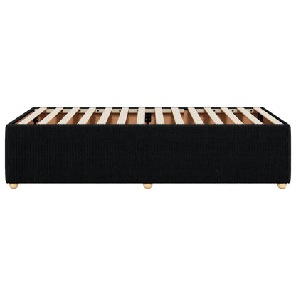 Bed Frame Black Single Fabric