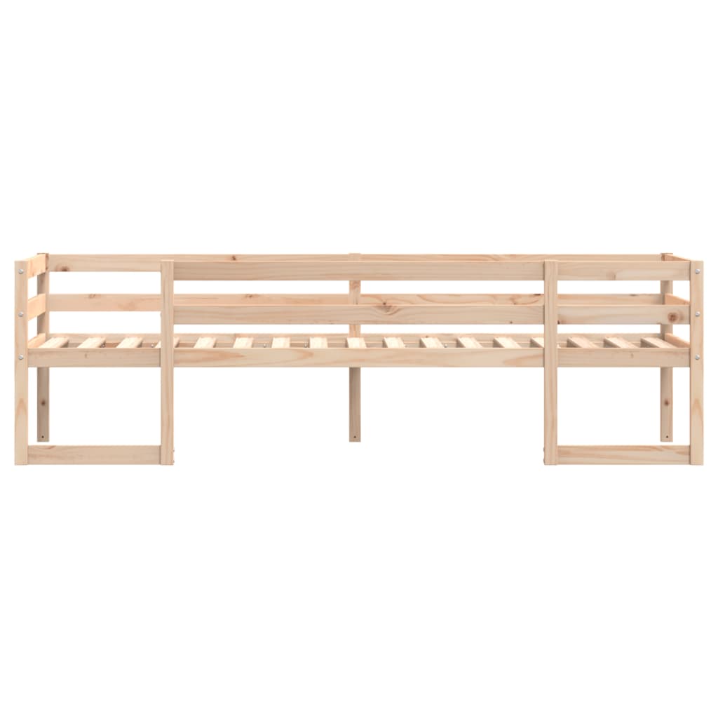 Kids' Bed Frame without Mattress 90x200 cm Solid Wood Pine