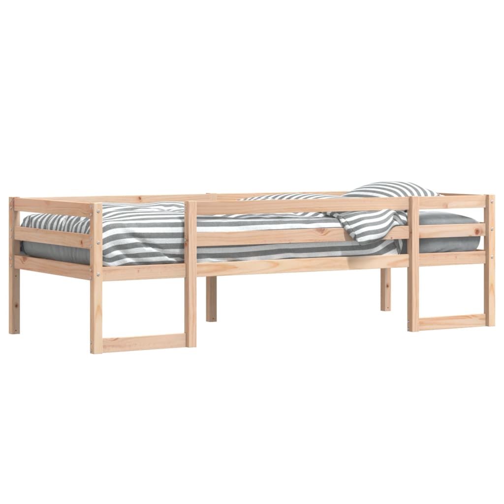 Kids' Bed Frame 90x190 cm Solid Wood Pine