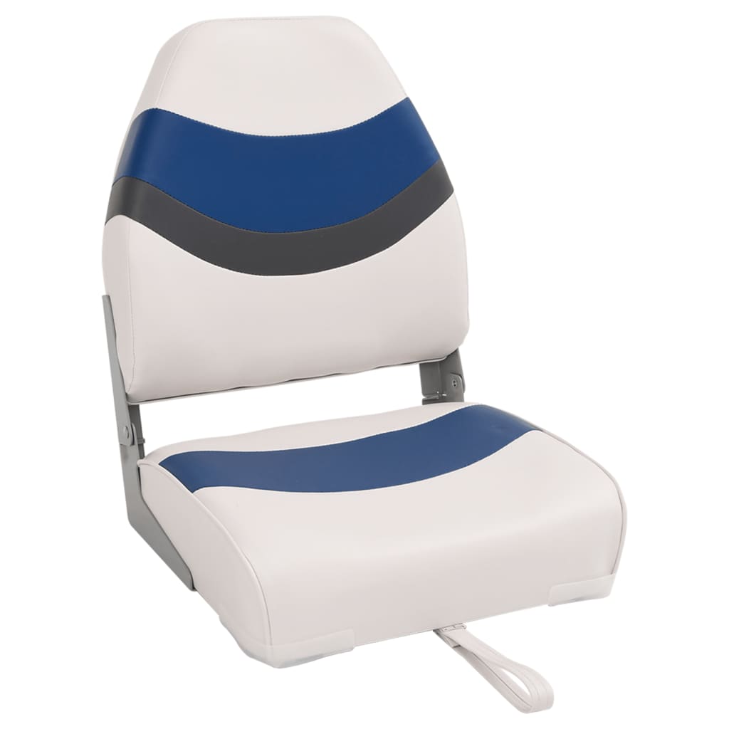 Boat Seat with High Back Foldable 44x38x55 cm