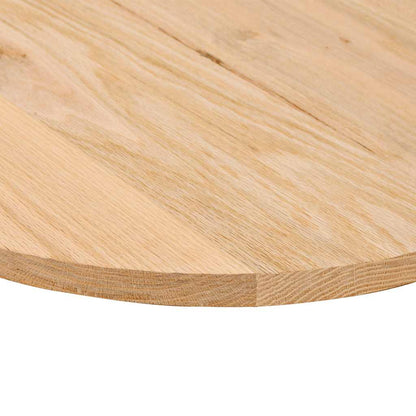 Table Top 80x40x2 cm Solid Wood Oak Oval