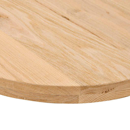 Table Top 80x40x4 cm Solid Wood Oak Oval