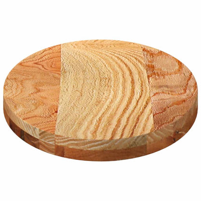 Table Top Light Brown 80x40x4 cm Solid Wood Oak Oval