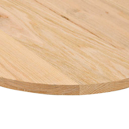 Table Top 120x60x2 cm Solid Wood Oak Oval