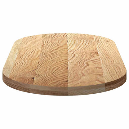 Table Top 120x60x4 cm Solid Wood Oak Oval