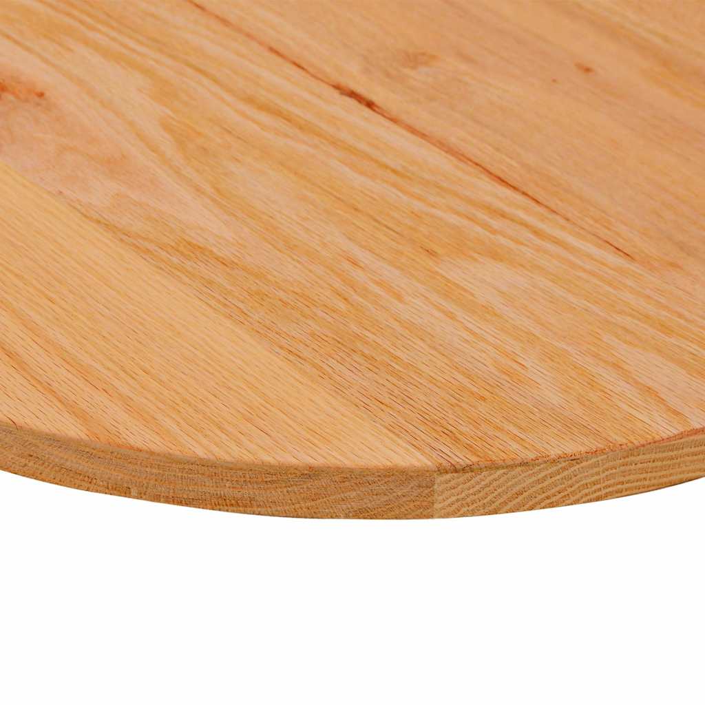 Table Top Light Brown 120x60x2 cm Solid Wood Oak Oval