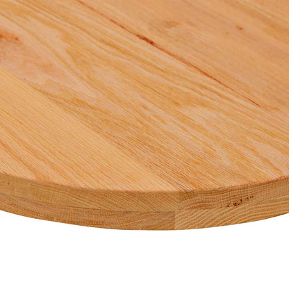 Table Top Light Brown 120x60x4 cm Solid Wood Oak Oval