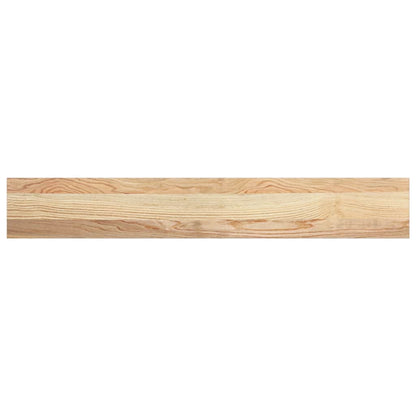 Window Sills 2 pcs Untreated 100x15x2 cm Solid Wood Oak