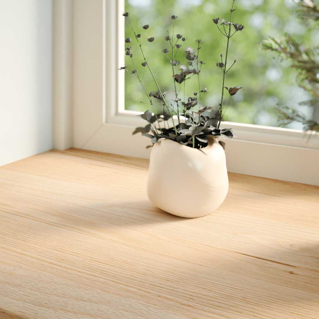 Window Sills 2 pcs Untreated 120x15x2 cm Solid Wood Oak