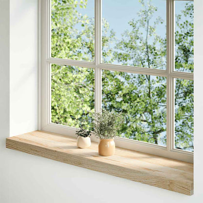 Window Sills 2 pcs Untreated 70x20x2 cm Solid Wood Oak