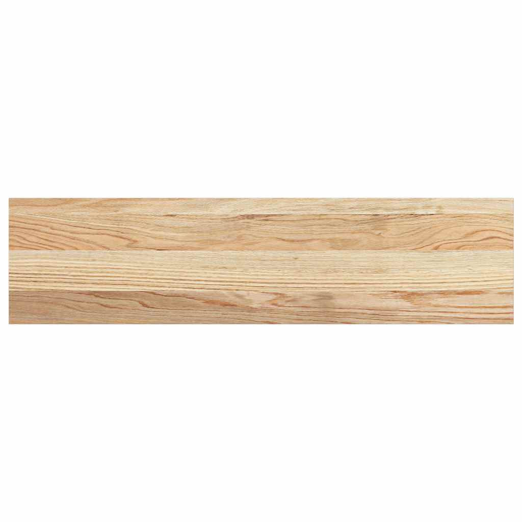 Window Sills 2 pcs Untreated 80x20x2 cm Solid Wood Oak