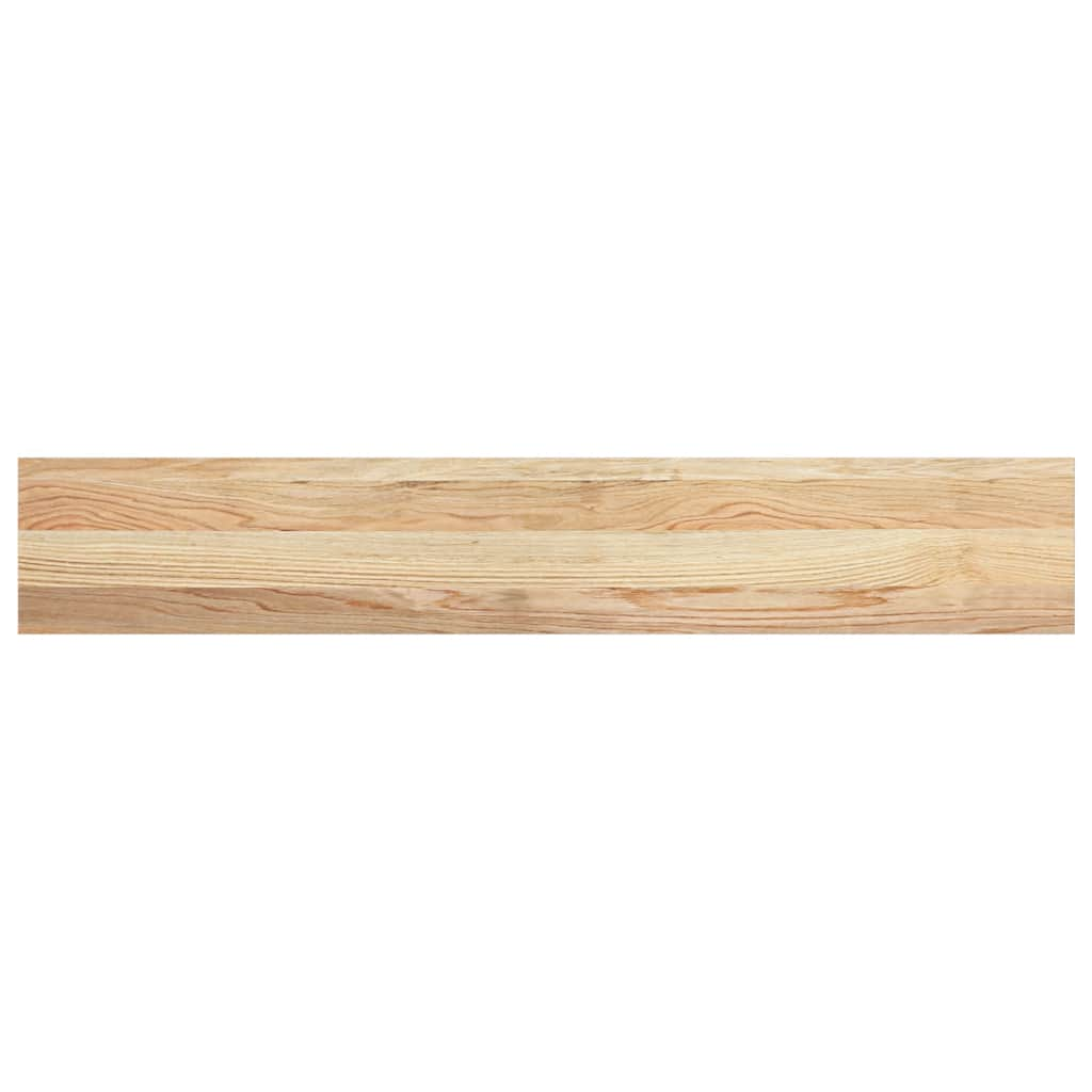 Window Sills 2 pcs Untreated 120x20x2 cm Solid Wood Oak