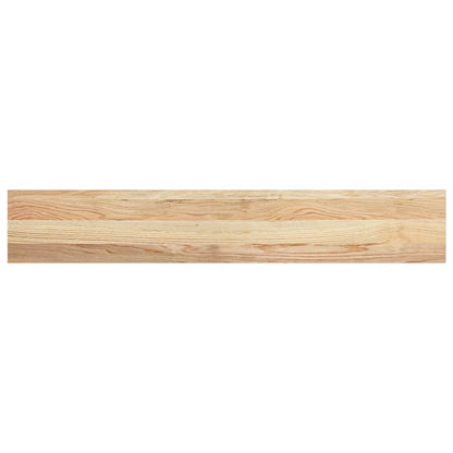 Window Sills 2 pcs Untreated 120x20x2 cm Solid Wood Oak