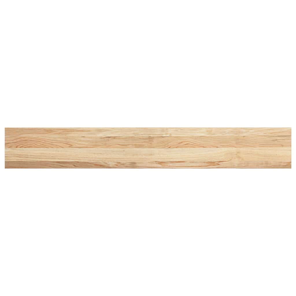 Window Sills 2 pcs Untreated 140x20x2 cm Solid Wood Oak