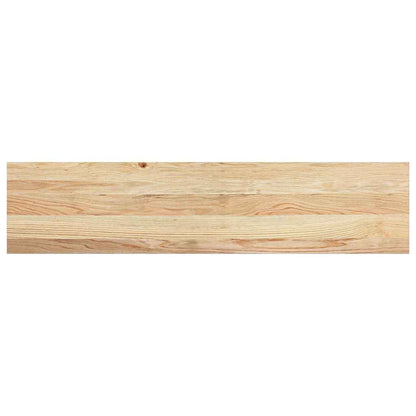 Window Sills 2 pcs Untreated 110x25x2 cm Solid Wood Oak