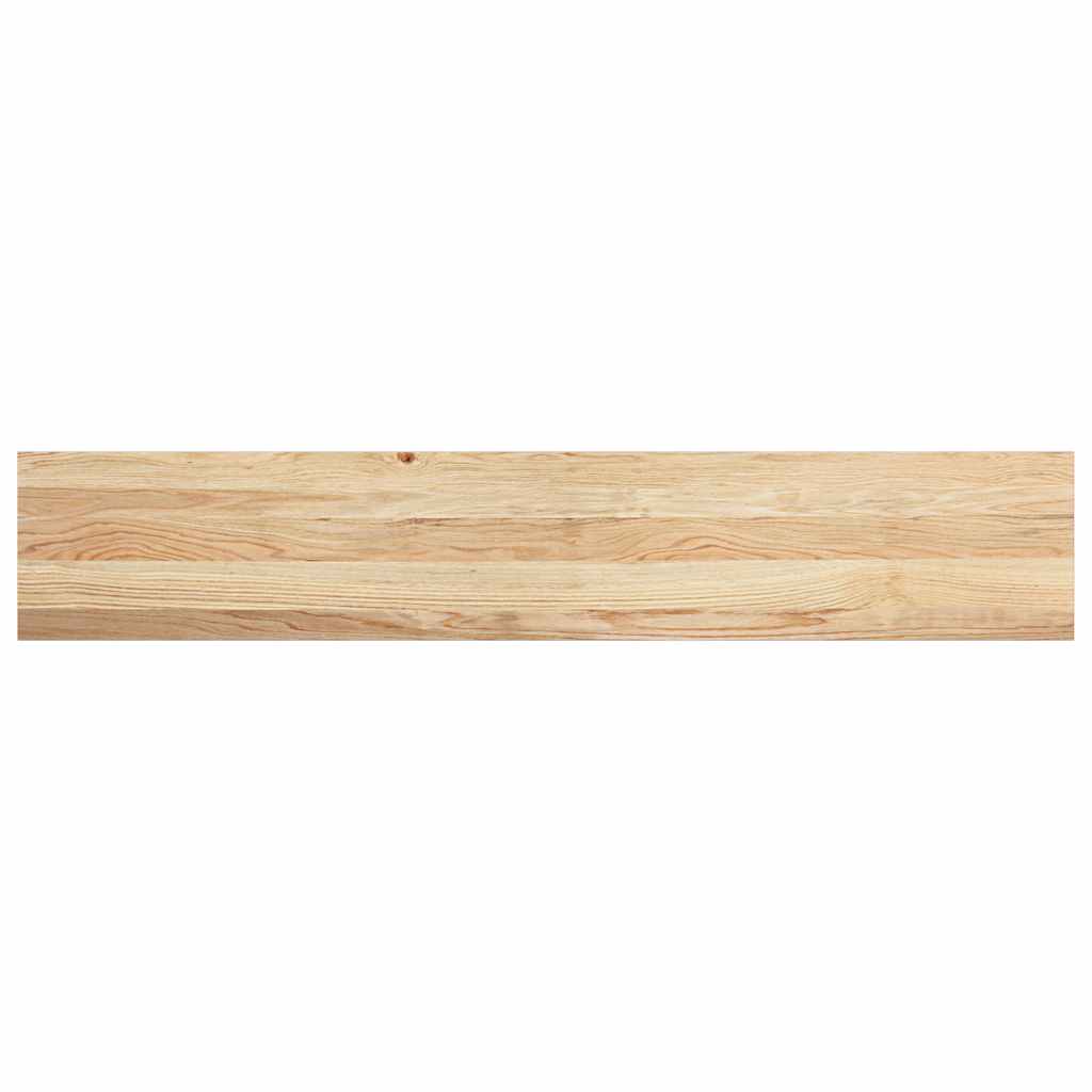 Window Sills 2 pcs Untreated 140x25x2 cm Solid Wood Oak