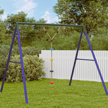 Disc Rope Swing for Kids with 4 Treads Multicolour