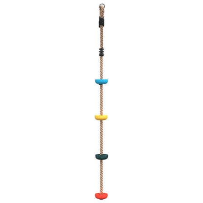 Disc Rope Swing for Kids with 4 Treads Multicolour