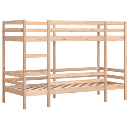 Bunk Bed without Mattress 90x200 cm Solid Wood Pine