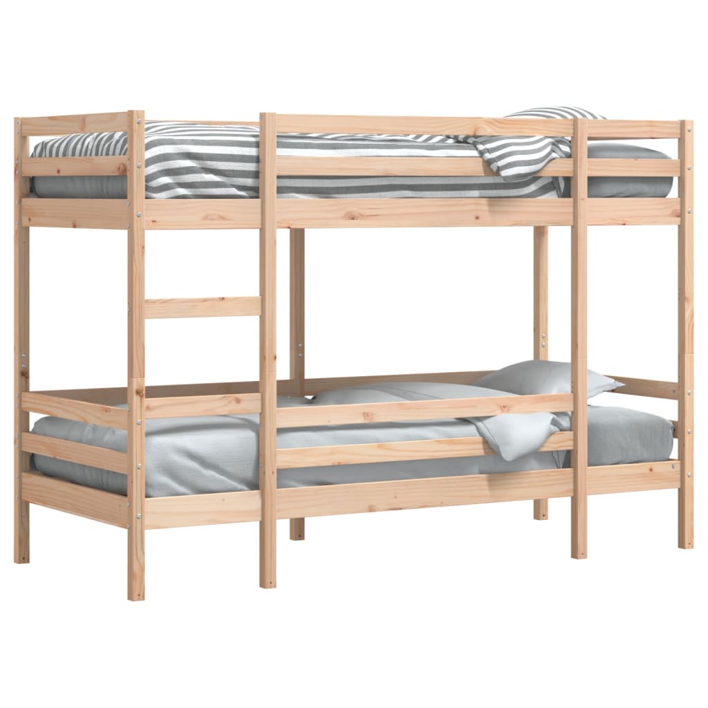 Bunk Bed without Mattress 90x200 cm Solid Wood Pine