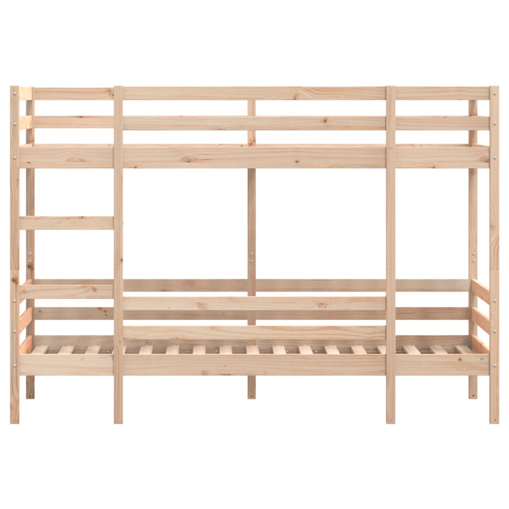 Bunk Bed without Mattress 90x200 cm Solid Wood Pine