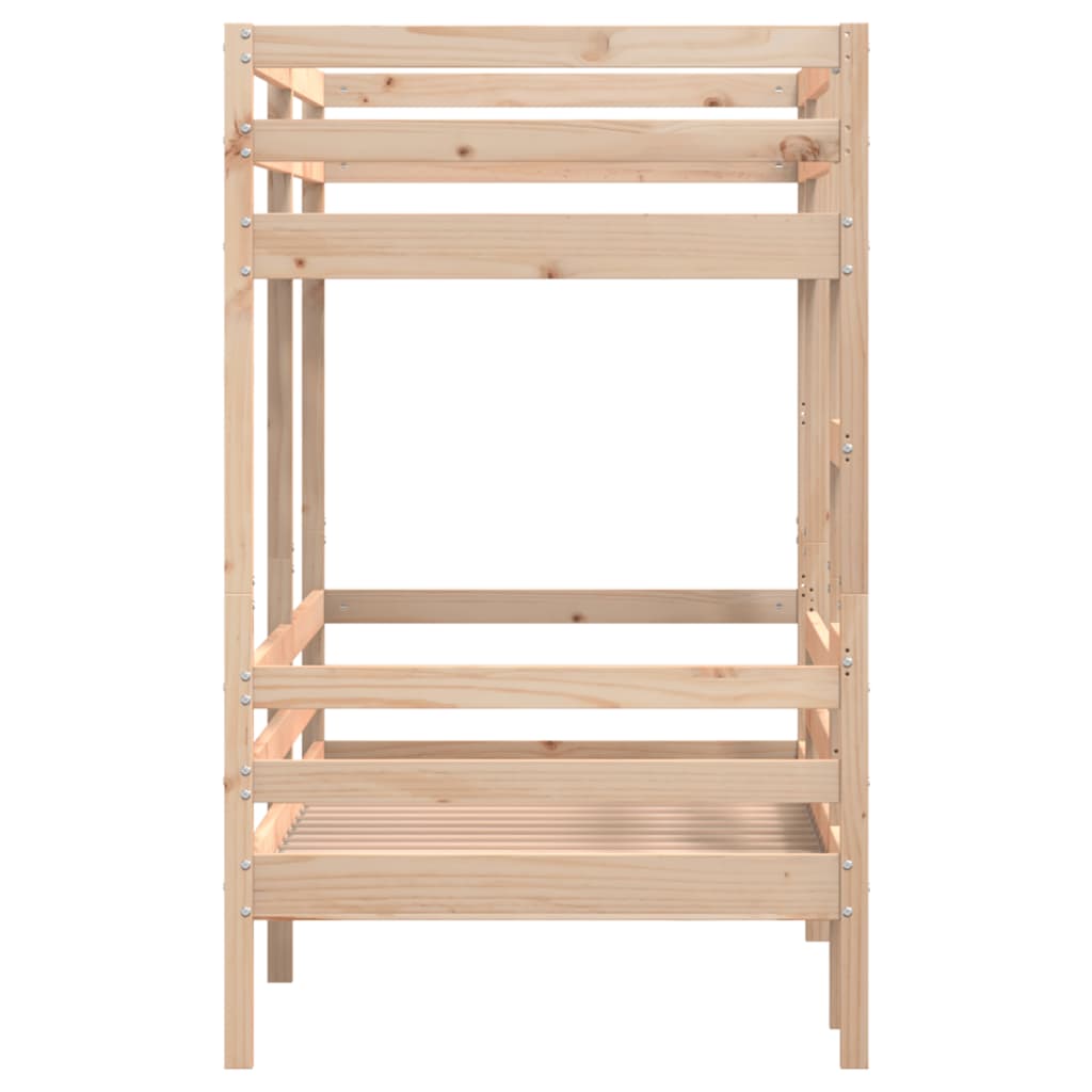 Bunk Bed without Mattress 90x200 cm Solid Wood Pine