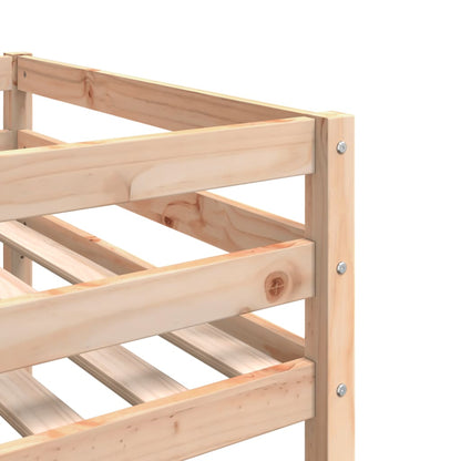 Triple Bunk Bed without Mattress 90x200 cm Solid Wood Pine