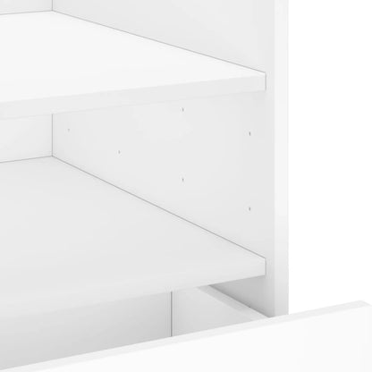 Bedside Cabinet White 45x50x50 cm Engineered Wood