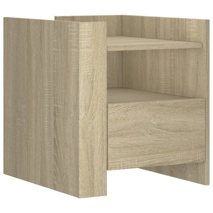 Bedside Cabinet Sonoma Oak 45x50x50 cm Engineered Wood