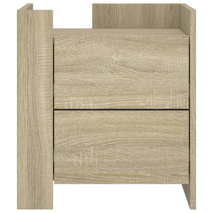 Bedside Cabinet Sonoma Oak 45x50x50 cm Engineered Wood