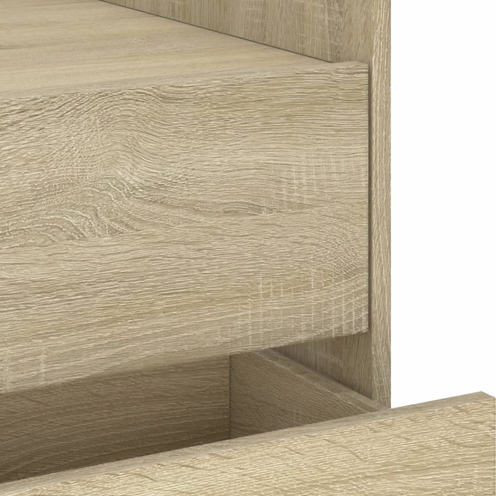 Bedside Cabinet Sonoma Oak 45x50x50 cm Engineered Wood