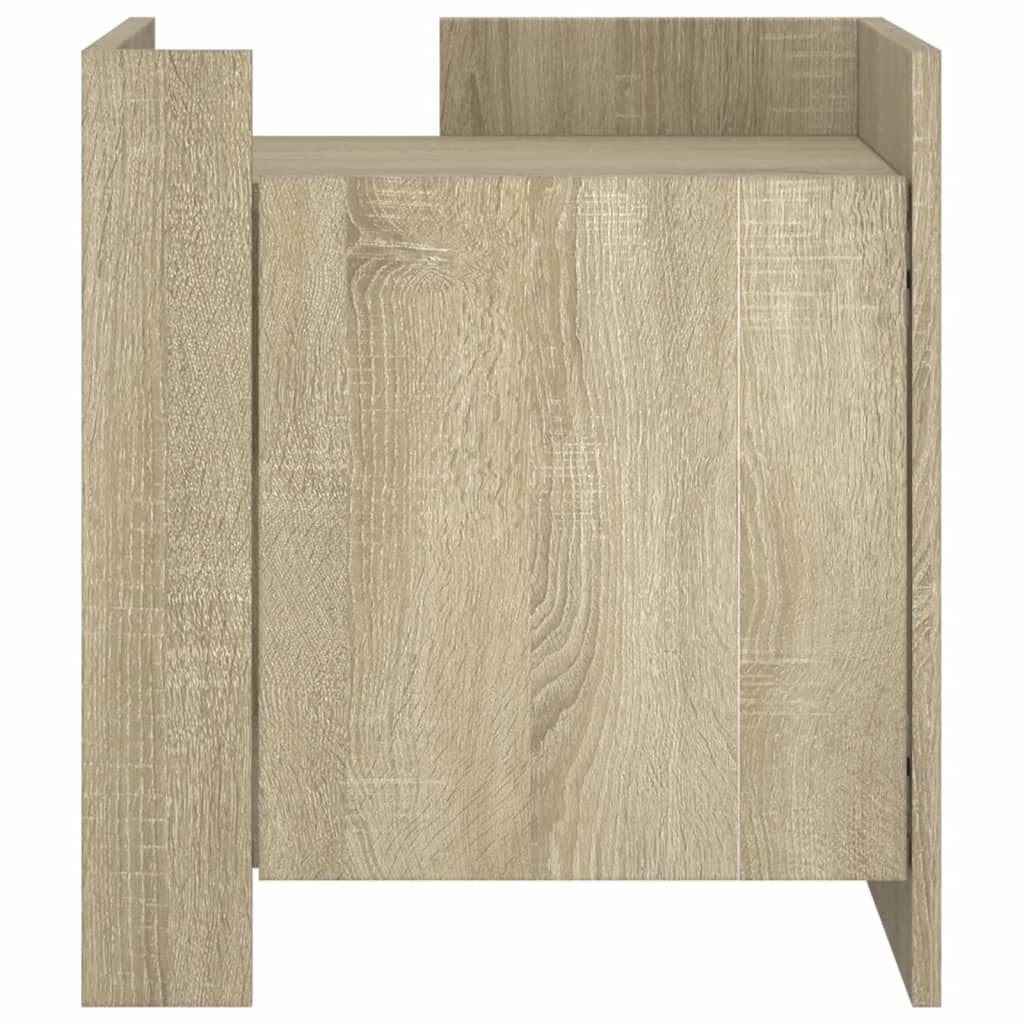 Bedside Cabinet Sonoma Oak 45x50x50 cm Engineered Wood