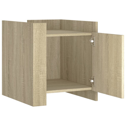 Bedside Cabinet Sonoma Oak 45x50x50 cm Engineered Wood