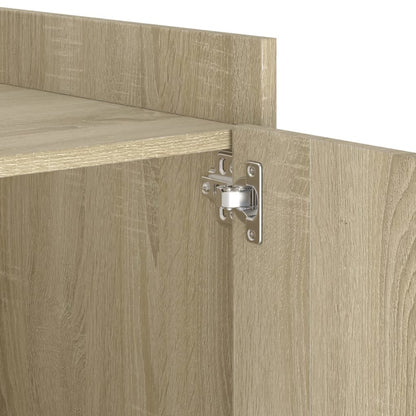 Bedside Cabinet Sonoma Oak 45x50x50 cm Engineered Wood